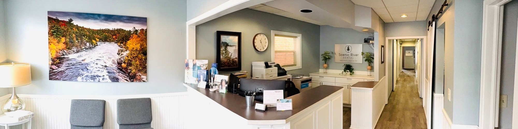 Front office and waiting room